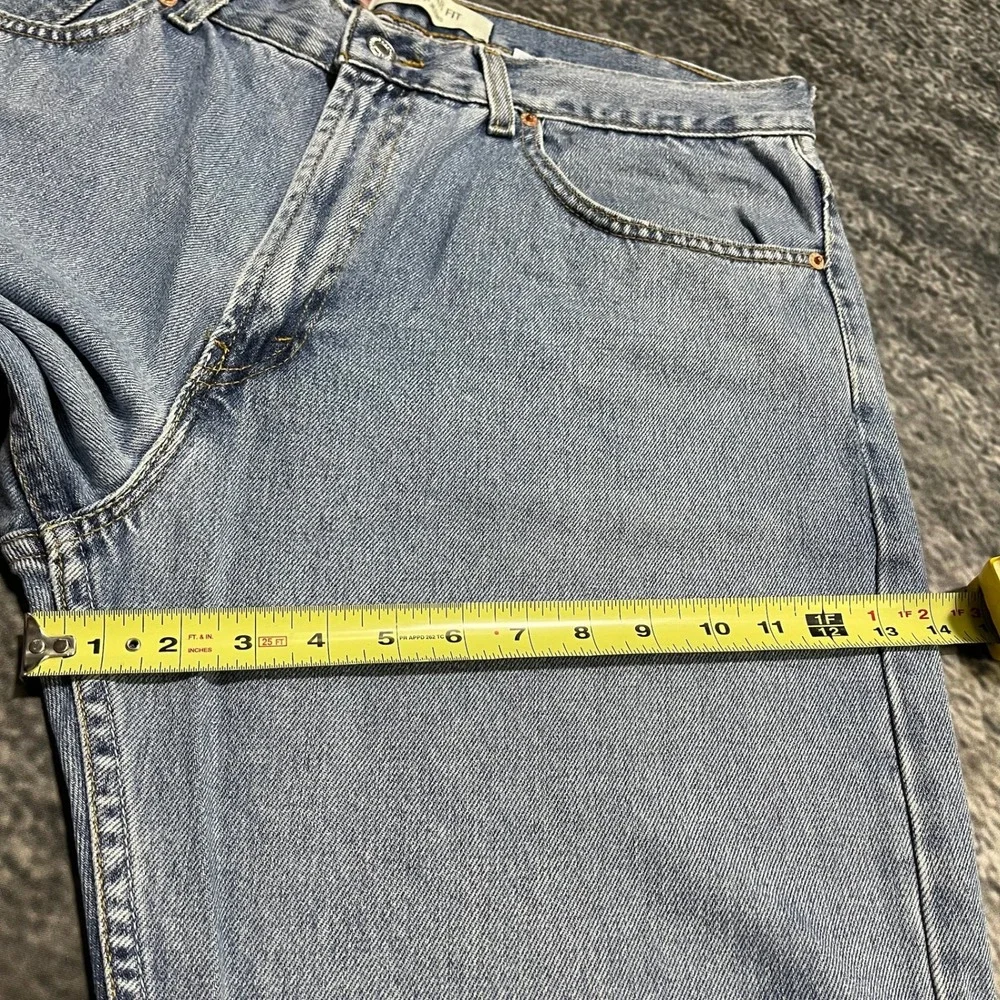 Levi's 505 Regular Fit Jeans Mens‎ 36x32 Light Blue Denim Vintage Y2K
